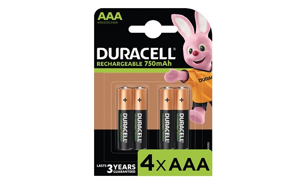 Akumulatory Duracell AAA 750mAh (4szt.)