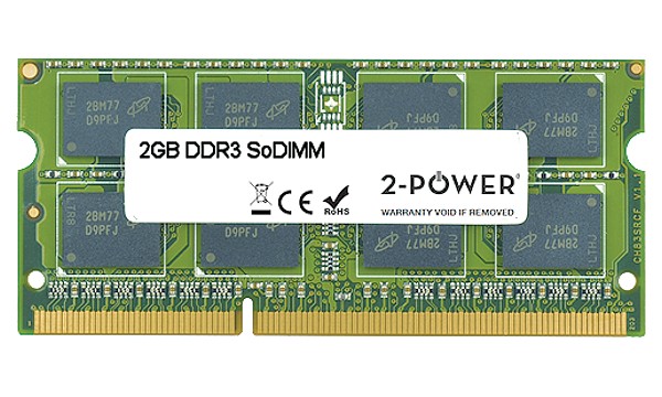 Qosmio F60-00Y 2GB DDR3 1066MHz DR SoDIMM