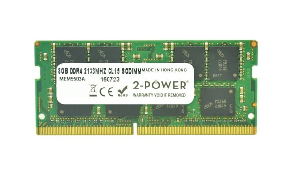 17-x002nd 8GB DDR4 2133MHz CL15 SoDIMM
