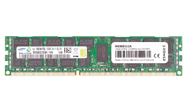 ProLiant SL230s Gen8 Base 1U Right 16GB DDR3 1333MHz RDIMM LV