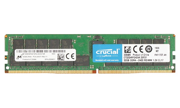 ProLiant ML110 Gen9 32GB DDR4 2400MHZ ECC RDIMM (2Rx4)
