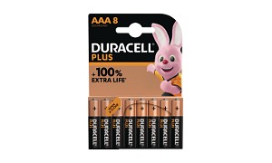 Baterie Duracell Plus Power AAA (8 sztuk)