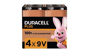 Bateria Duracell Plus Power 9v ( 4 szt.)