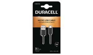 Duracell 1m kabel USB-A do Micro USB