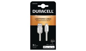 Duracell 2m kabel USB-A do Lightning