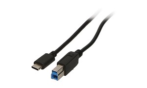 1M USB Type-C to USB Type-B Data Cable