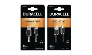 Duracell 1m+2m Kabel USB-A do Micro USB